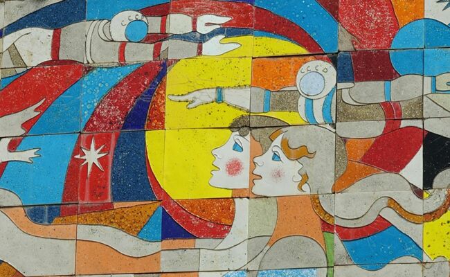 Georgische Mosaike Sowjetzeit